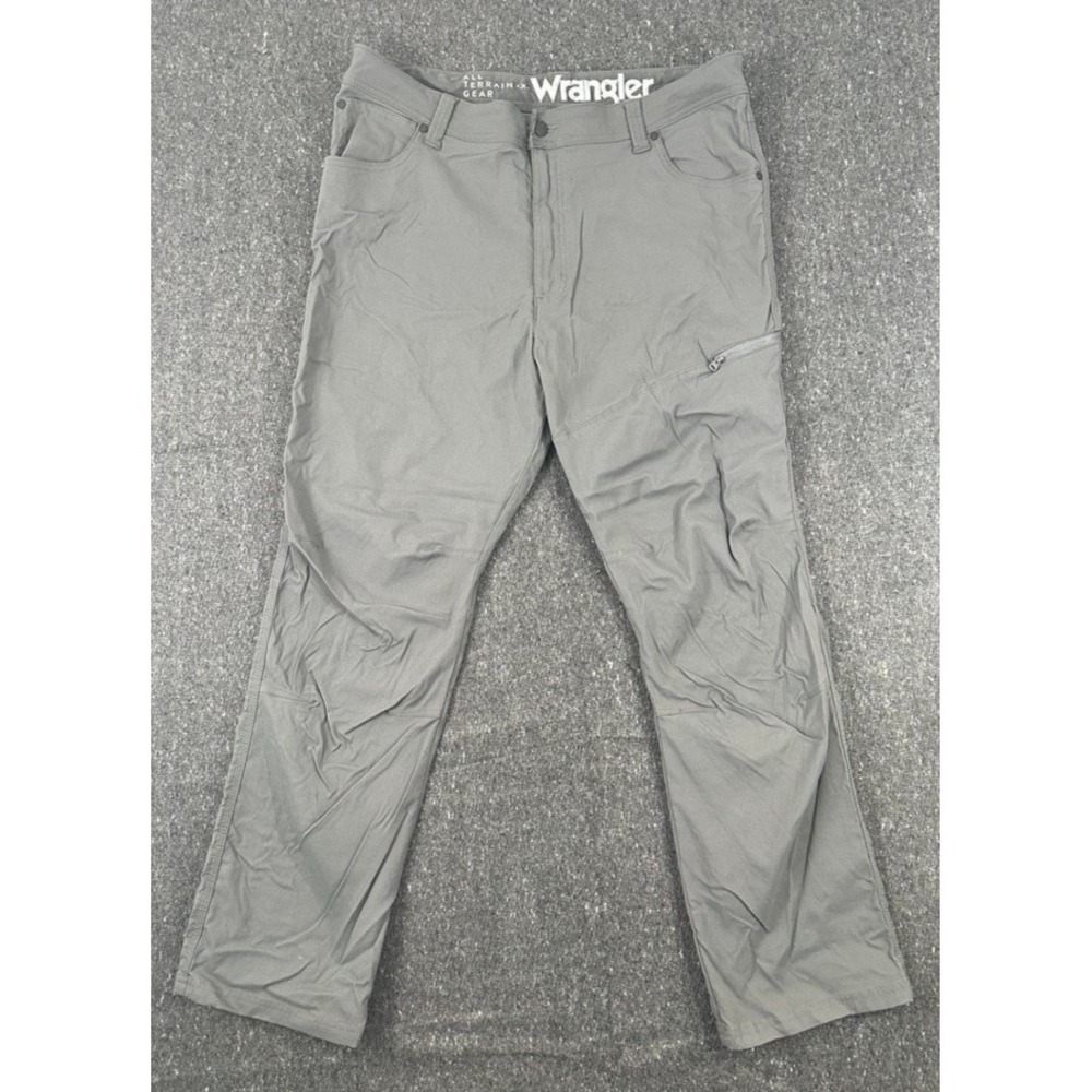 Wrangler All Terrain -X- Gear Outdoor Hiking Grey Pants Mens SIze 38 X 30